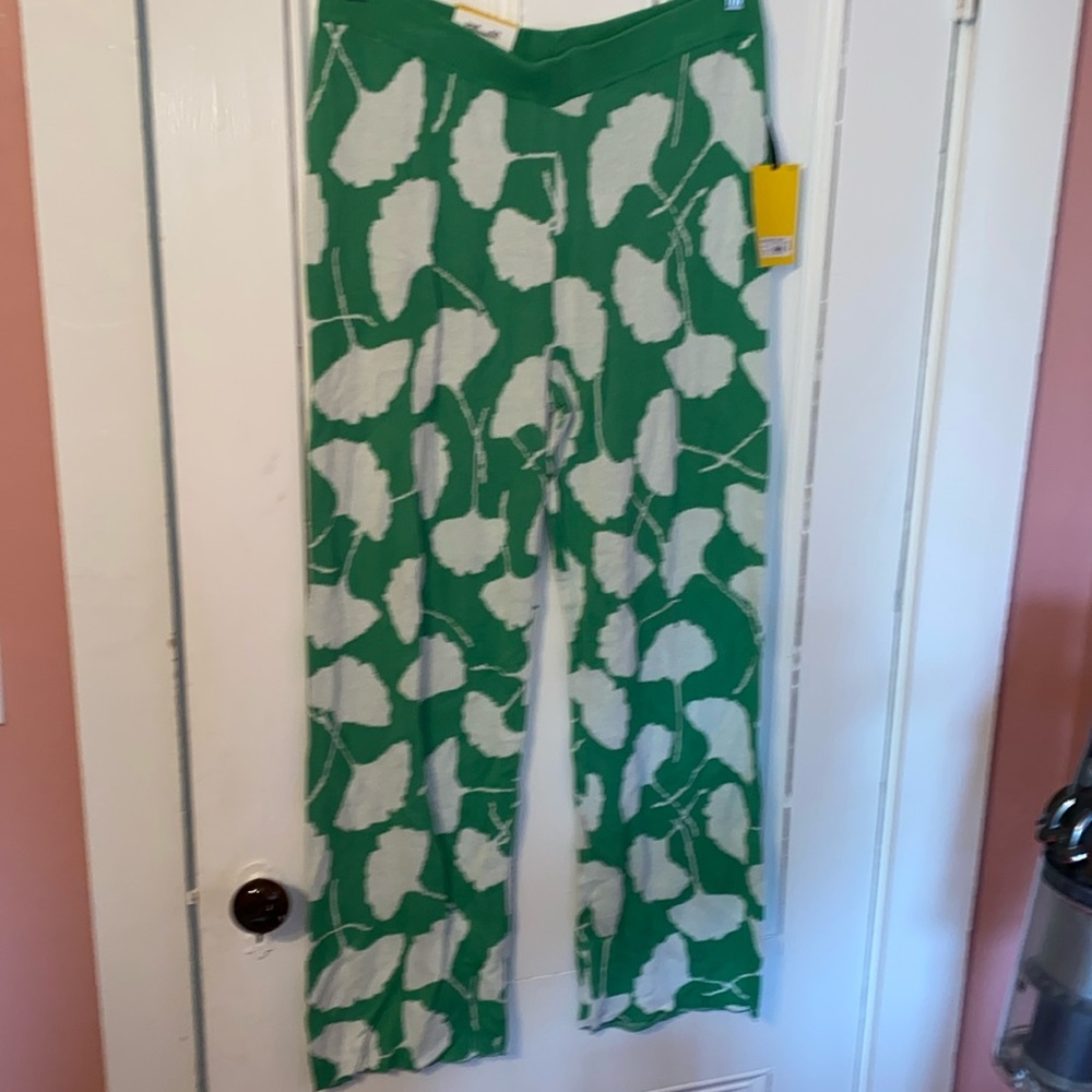 NEW WITH TAGS: DVF for Target Ginkgo Print Knit Pants